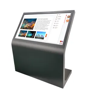 Factory Direct Price Indoor 43 Inch Vendor Advertising Order Shopping Information Touch Screen Self Service Kiosk