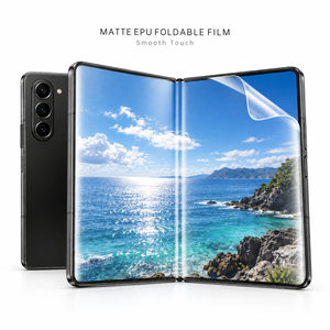ฟิล์มไฮโดรเจล OEM EPU สำหรับ iPhone Duo Matte ป้องกันรอยขีดข่วนแบบยืดหยุ่น  ปกป้องหน้าจอแบบเต็มจอ ลดการมองเห็นรอยพับ - Product Image 1