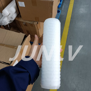 Serie PP 0,45 Micron Clasificación absoluta <span class=keywords><strong>Membrana</strong></span> de polipropileno Cartucho de filtro plisado PP 10 "20" 30 "para filtración de agua - Product Image 5