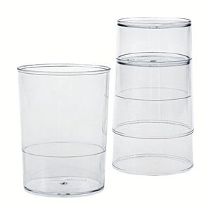 Vasos de Plástico Redondos Mini de 100ml y 150ml para Postres, Batidos y Mousse, con Cuchara, Impresión de Logotipo Personalizada a Color, Venta al Por Mayor - Product Image 4