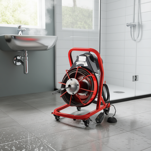 Déboucheur électrique de 75 pieds et 3/8 pouces pour évier de cuisine, salle de bain, toilettes, machine de nettoyage de canalisations - Product Image 2