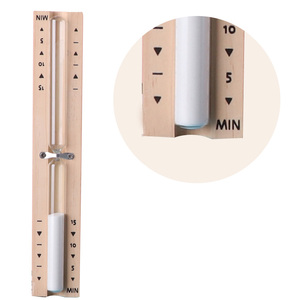 Temporizador de arena clásico para sauna, marco de madera, resistente al calor, 15 minutos, reloj de arena para spa, decoración de pared de baño - Product Image 4