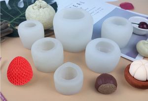 1 pezzo forma di frutta forma di candela di sapone stampo arancione fragola mangostano castagno acqua castagna stampo in silicone 1 pezzo all'ingrosso - Product Image 2