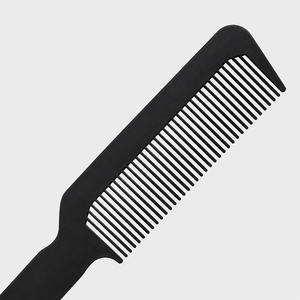 <span class=keywords><strong>Peigne</strong></span> de coupe noir antistatique épaissi pour hommes, vente en gros d'usine, pour la coiffure, la mode et les soins de beauté, <span class=keywords><strong>peigne</strong></span> de coupe à sommet plat - Product Image 1