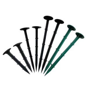 Clous d'ancrage <span class=keywords><strong>pour</strong></span> paillis agricole, tissu paysager en plastique, piquets de couverture du sol, agrafes <span class=keywords><strong>pour</strong></span> tapis anti-mauvaises herbes <span class=keywords><strong>pour</strong></span> le jardinage - Product Image 2