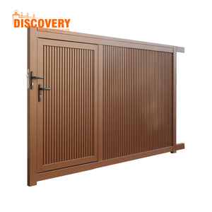 <span class=keywords><strong>Portail</strong></span> <span class=keywords><strong>coulissant</strong></span> en aluminium pour extérieur, sur mesure, largeur 3m, 4m, <span class=keywords><strong>5m</strong></span>, résistant aux intempéries, pour allée et clôture - Product Image 2