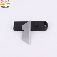 Lames de rechange pour couteau utilitaire en acier au carbone SK5 de 18 mm en forme de T, 100 mm