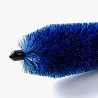 CTB-001 Ensemble professionnel de 3 brosses de détaillage pour jantes (têtes coniques/en forme de sapin de Noël)