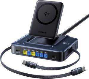 <span class=keywords><strong>Chargeur</strong></span> rapide USB-C/GaN PD/PPS 245W USB-A pour <span class=keywords><strong>MacBook</strong></span> Pro/Air, iPad Pro, S24 Ultra, S20 (230V AC) - Product Image 1