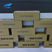 Papel de Plotter de Ingeniería A0+ 914 mm x 100 m 80 g/m², Rollos de Papel para Dibujo Técnico para Impresoras de Inyección de Tinta
