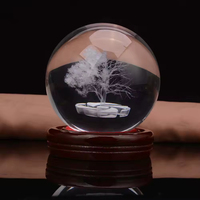 HBL Vente en gros Effacer K9 Grande boule de cristal vierge Gravure laser 3d Boule de cristal personnalisée 200mm