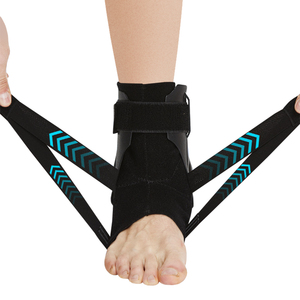 Support de cheville de <span class=keywords><strong>sport</strong></span> réglable, matériau épais pour prévenir les entorses, support de cheville de haute qualité, protection professionnelle, respirant - Product Image 5