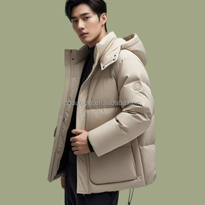 Veste coupe-vent chaude, grande taille, imperméable, pour le <span class=keywords><strong>ski</strong></span>, l'hiver, doudoune, parka, chasse en plein air, pour hommes, doudoune, bomber, parka - Product Image 2