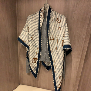 Scialle di <span class=keywords><strong>seta</strong></span> invernale di lusso invernale scialle da <span class=keywords><strong>donna</strong></span> in simil <span class=keywords><strong>Cashmere</strong></span> triangolo scialle lunga <span class=keywords><strong>sciarpa</strong></span> con stampa Paisley sciarpe - Product Image 6