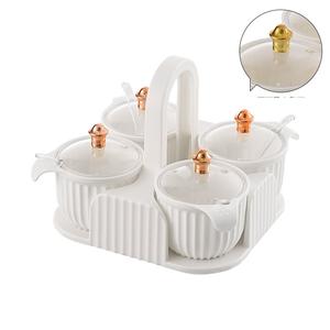 Caja de Condimentos para Cocina, Nueva Caja de Condimentos Portátil Moderna y Minimalista 2024, Botella Transparente con Tapa, Combinación - Product Image 1