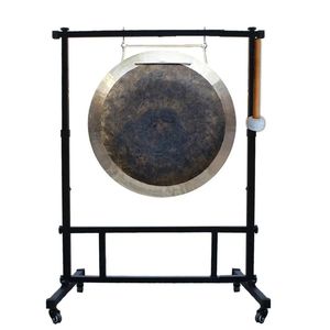 <span class=keywords><strong>Gong</strong></span> d'aile Eclipse TL-007 en métal, instrument de musique de méditation et de yoga sculpté Feng Shui avec impression sérigraphique - Product Image 4