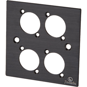 Panneau audio-vidéo en aluminium T10B-4 86x86mm, prise modulaire HDMI RJ45 pour la mise en réseau - Product Image 3