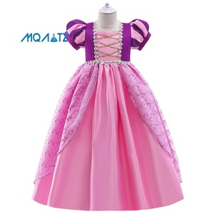 <span class=keywords><strong>Robe</strong></span> de performance pour fête d'Halloween pour filles, costume de princesse en satin pour enfants, déguisements de princesse pour filles - Product Image 3