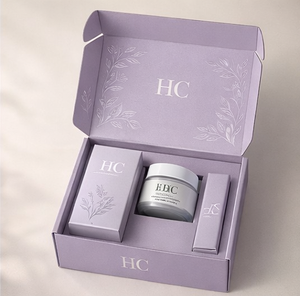 Boîte d'expédition pour crème pour le visage, boîte d'expédition en carton ondulé, boîte d'expédition pour coffret cadeau en carton ondulé E, emballage cosmétique personnalisé imprimé - Product Image 2