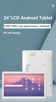 Tablet PC Android 14 de 24 Pulgadas con Panel Táctil IPS, Montable en Pared, Industrial, RK3588S, 64GB, NFC, POE, con RJ45, WIFI, BT