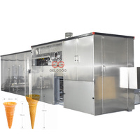 Máquina Automática para Hacer Wafles, Línea de Producción de Wafles, Máquina para Conos de Helado