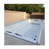 Automatische Aluminium-Poolabdeckung Motorisierte Einziehbare Sicherheitsabdeckung für Privat-Schwimmbecken