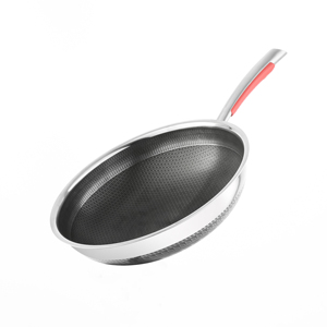 Padella a Tre Strati in Acciaio Inox, Compatibile con Induzione, Lavabile in Lavastoviglie e Utilizzabile in Forno, Manico Anticalore, Adatta a Tutti i Tipi di Cottura - Product Image 2