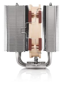 Enfriador de <span class=keywords><strong>CPU</strong></span> marrón personalizado de fábrica de 120mm con disipador de calor de aluminio y cobre silencioso, Cojinete de bolas, tubo de calor para carcasa de ordenador - Product Image 3