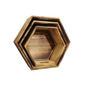 Different shape solid bamboo wood box packaging box pull cover gift jewelry receiving packaging box
