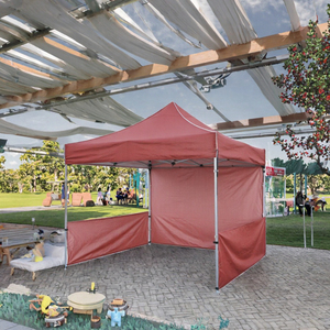 Tonnelle publicitaire 3x3m avec impression numérique personnalisée, structure double en alliage d'aluminium, tissu Oxford imperméable toutes saisons - Product Image 3