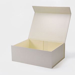 Boîte cadeau de luxe pour demande en mariage de demoiselle d'honneur, couleur ivoire, impression personnalisée, faible MOQ disponible, vente en gros - Product Image 4