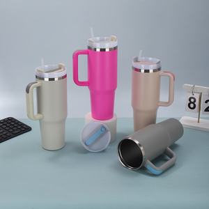 Pour <span class=keywords><strong>Stanley</strong></span> deuxième génération 40oz tasse thermos en acier inoxydable avec poignée paille cadeau d'affaires vide froid Performance tasse à glace - Product Image 3