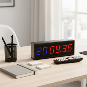 Temporizador de Intervalos LED Digital Profesional, Metálico, a Pilas, con Cuenta Regresiva/Ascendente, Cronómetro con Control Remoto para Gimnasio en Casa y Fitness - Product Image 6