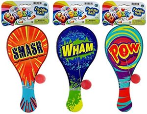 Gỗ-mái chèo bóng với chuỗi cổ điển Retro đồ chơi mái chèo bóng Bộ - Product Image 2