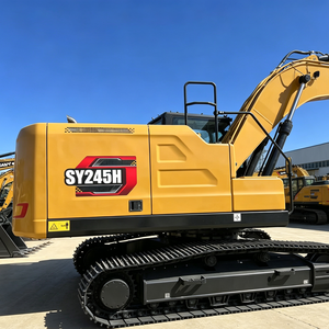 Machine d'excavation haute performance SY245H avec une force de godet de 175 kN pour le creusement de fossés dans les sols durs, les travaux routiers et les excavations structurelles - Product Image 1