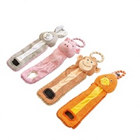Jouet interactif sonore pour chiots, série de jeu de la force de la traction, en peluche réaliste en forme d'animal, pour animaux de compagnie transfrontaliers