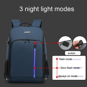 <span class=keywords><strong>Sac</strong></span> à dos Camara en Nylon bleu pour ordinateur portable Dslr Macbook, <span class=keywords><strong>sac</strong></span> à dos de <span class=keywords><strong>voyage</strong></span> décontracté pour homme, <span class=keywords><strong>sac</strong></span> à dos en toile cirée pour appareil <span class=keywords><strong>photo</strong></span>, étui pour Dslr - Product Image 5