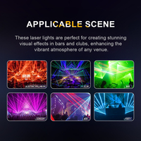SHEHDS 6W RGB Animations-Laserlicht Hochleistungs-Vollfarbige APP DMX512 ILDA-Steuerung DJ-Laserlicht