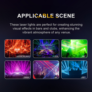 SHEHDS <span class=keywords><strong>Laser</strong></span> RGB 6W DMX 512, Lumière de Scène Connectée via App, Spectacle de Danse <span class=keywords><strong>Laser</strong></span> pour DJ, Club et Décoration de Discothèque - Product Image 6