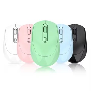 Dropshipping sevimli renkli şarj edilebilir 3D oyun kablosuz fare çift mod Tablet dizüstü ve bilgisayar için 2.4G fare - Product Image 3