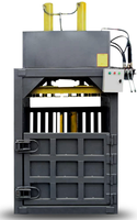 Presse à balles hydraulique verticale pour le compactage haute densité des déchets de papier, compacteur de carton, économe en énergie, poussée horizontale automatique