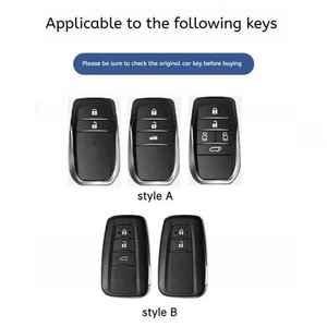 Funda de Cuero Genuino para Llave de Coche Toyota Camry RAV4 Highlander Avalon 2024 Corolla GT86 Altis Land Cruiser Hilux - Product Image 6
