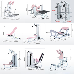 Entraînement de force amincissant la machine multifonctionnelle de Smith d'équipement de forme physique de gymnase pour des femmes - Product Image 2