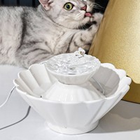Groothandel Keramische Katten Drinkfontein Automatisch Stil Gefilterd Lekvrij Ecologisch Vriendelijk Katten Honden Grote Capaciteit Hydratatie