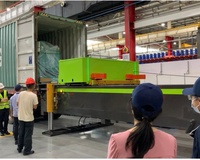 Machine de chargement de conteneurs hydraulique pour la manutention de matériaux commerciaux