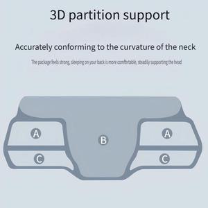 Biểu tượng tùy chỉnh Ergonomic chậm phục hồi bộ nhớ bọt chỉnh hình cổ tử cung y tế bên ngủ bướm cổ gối - Product Image 6