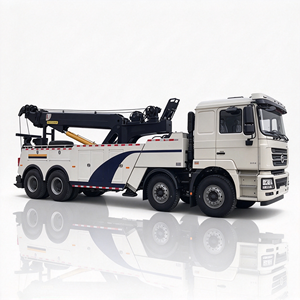 Camion de dépannage lourd Shacman 8x4 avec grue hydraulique et plateau élévateur, 41 tonnes, pour le récupération de tracteurs et de charges surdimensionnées - Product Image 2