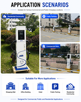 Nouvelle borne de recharge AC pour VE sur pied, robuste, 14 kW, avec protection IP54, OCPP 1.6/2.0, pour parkings publics, flottes, dépôts et système de paiement