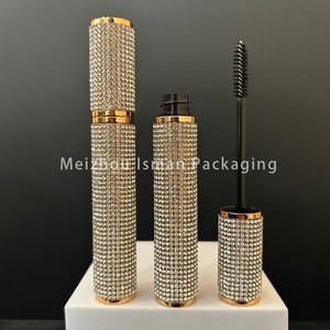 ใหม่ที่ว่างเปล่ารอบเงาBlingทองเพชรลิปกลอสเจลอายไลเนอร์ขวดมาสคาร่าคอนเทนเนอร์หลอดบรรจุภัณฑ์ด้วยRhinestone - Product Image 3