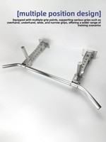 Barre de traction multi-prise en acier inoxydable 304 à fixation au plafond DQ386 pour usage domestique intérieur, fixée par perçage